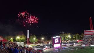 Calgary Stampeders Light Up The Night Fireworks Show  2024 CFL Regular Season  Fan Appreciation [upl. by Hymie358]