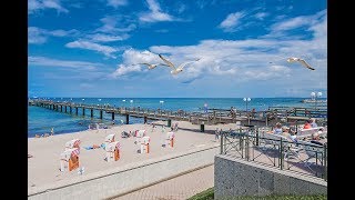 Ostseebad Kühlungsborn strahlend blaues Meer und Deutschlands längste Strandpromenade [upl. by Anoyi]