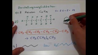 Nomenklatur und Darstellung der nAlkane [upl. by Martin]
