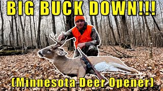 Minnesota DEER OPENER BIG BUCK on Public Land [upl. by Anilac]