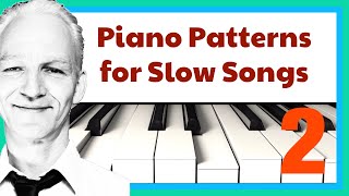 Piano Accompaniment Patterns for Slow Songs Lesson 2 [upl. by Mello280]