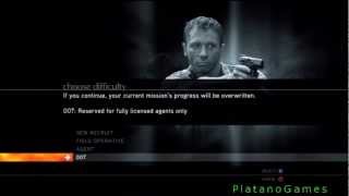 007 Quantum of Solace  Main Menu Layout  HD [upl. by Asiuqram]