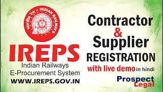 IREPS new Portal Registration Process Contractor amp Supplier with live demo [upl. by Alad]