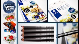 Staedtler Tinted Watercolour Pencils Review  Review of Staedtler Tinted Watercolor Pencils [upl. by Adelind]