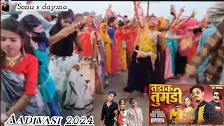 v k bhuriya ka new song dhadak tumadi 2024 Aadivasi video d j song [upl. by Sydalg]