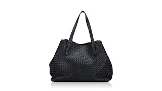 Bottega Veneta Nappa Intrecciato Cesta Large Tote Black [upl. by Flor]