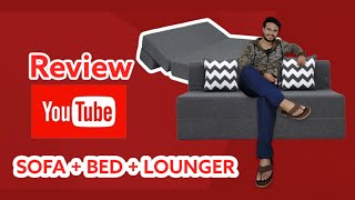 sofabed Complete review of Sofa Cum Bed  3 Seater5 X 6 Feet5 in OneJute FebricLight Weight [upl. by Mitzi]