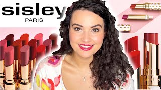 SISLEY PHYTO ROUGE SHINE Lipsticks  Swatches Wear tests and Comparisons [upl. by Akimyt590]