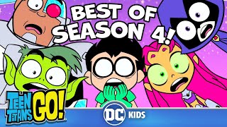 Season 4 BEST Moments Part 1  Teen Titans Go  dckids [upl. by Bridget]