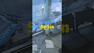 Mannarrowly escapes washing machine explosion caused by charger in Spain [upl. by Xylon]