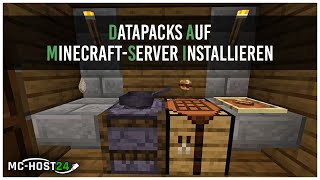 MCHOST24 Datapacks auf MinecraftServer installieren [upl. by Julian]