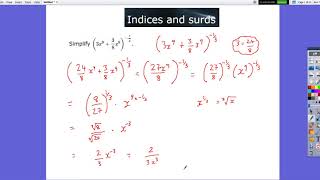 A level Maths Indices exam style questions [upl. by Clardy]