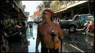 SONGKRAN 2012 CHARLY BEACH BAR WALKING STREET PATTAYA THAiLAND [upl. by Noret669]