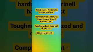 Mechanical testing of materials shortsvideoeducationmaterialsciencephysicsshortsfeedtech [upl. by Abita]