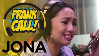 Prank Call Jona inutangan na si Angeline Quinto pinakanta pa [upl. by Ellicul]