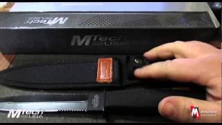 MTech USA MT225 Tactical Fixed Blade Product Video [upl. by Gordan]