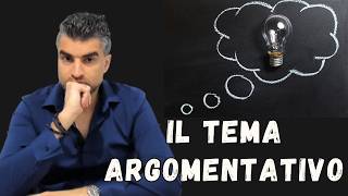 Tema argomentativo come si fa Esempio [upl. by Tray]