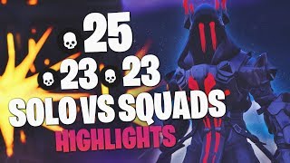 FiveSkill  SOLO VS SQUADS HIGHLIGHTS Fortnite Battle Royale [upl. by Vilberg]