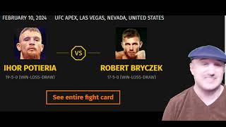 UFC Hermansson vs Pyfer FULL MAIN CARD Predictions and Bets [upl. by Elora187]