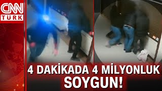 İstanbulda 4 dakikada gerçekleşen kuyumcu soygunu [upl. by Horsey]