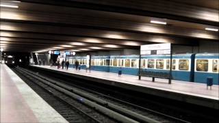 Implerstraße  Münchner UBahn A B und CZüge [upl. by Fine582]