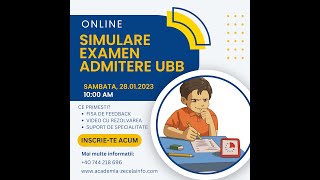 Simularea CONCURSULUI MATEINFO UBB organizata de noi IATA DE CE AR TREBUI SA PARTICIPI [upl. by Arabel445]