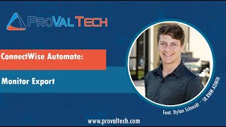ConnectWise Automate Monitor Export [upl. by Downey]