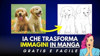 Intelligenza Artificiale Gratis Per Creare Immagini Stile Manga e Fumetti [upl. by Henke]