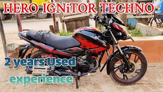 HERO IGNITOR TECHNO 125  ২ বছর পর বাইক এর পারফরমেন্স কেমন  AFTER 2 YEARS USED EXPERIANCE [upl. by Arratal]