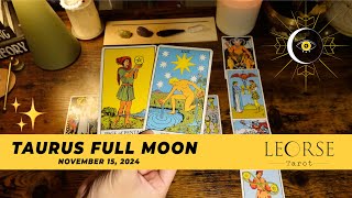 Full Moon In Taurus quotBig Changes amp Big Releasesquot November 15 2024  Leorse Tarot✨️ [upl. by Reedy]