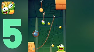 Cut the Rope 3  Gameplay Walkthrough Part 05  Pyramids Cave [upl. by Brightman674]