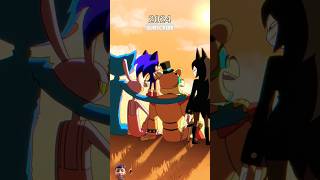 Then vs Now 🎯😎 201720202024 ❤ fash Animation edit sonic fnaf animation cartoonia tobyfox [upl. by Deb]