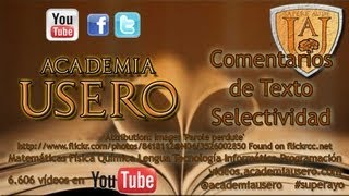 Comentario de texto crítico 02 Profesores Lengua 2º Bachillerato tuvideoclasecom [upl. by Eecats]