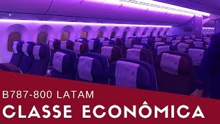 Classe Econômica da LATAM no 787800  Auckland para Santiago [upl. by Littman]