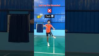 You must know this Service FAULTS shorts badminton [upl. by Kralc88]