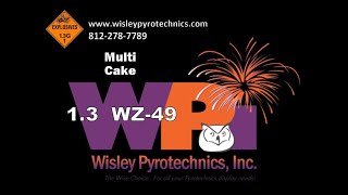 Wisley Pyrotechnics Inc  WZ49  Multi Cake Firework [upl. by Nordna]