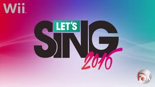 Lets Sing 2016  Song List  Extras Wii [upl. by Benioff]