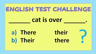 COMMONLY CONFUSED WORDS  5 CAN YOU SCORE 1010 Grammar Test English Test English Quiz [upl. by Cyrillus387]