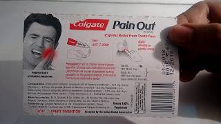 Quick relief from tooth pain  Colgate pain out  best dental gel for relief from tooth pain [upl. by Oluas991]