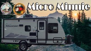 2020 Winnebago Micro Minnie 1700BH Interior Tour and Walk Around Review [upl. by Timofei]