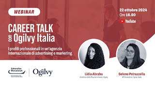 Career Talk con Ogilvy Italia [upl. by Ahtrim]