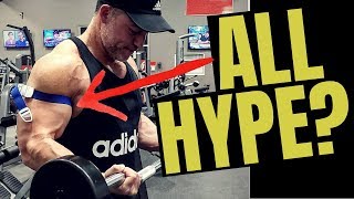 Blood Flow Restriction Training Arms Workout Is the HYPE REAL [upl. by Aeriel]