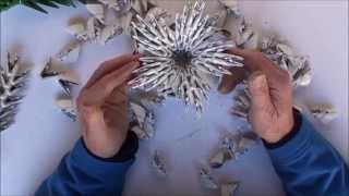 HOW TO MAKE A FLOWER TUTORIAL ORIGAMI 3D EMILIO [upl. by Leuqim440]