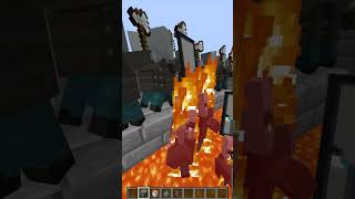 Minecraft Villager VS Vindicator 😲minecraft shorts [upl. by Plotkin836]