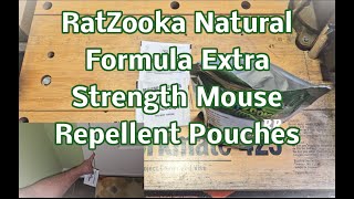 RatZooka Natural Formula Extra Strength Mouse Repellent Pouches  10 pack [upl. by Gail]