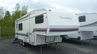 Achat  Vente Caravane à sellette  Travelaire 25 MGT l 1995 stock AHG045 vue de lextérieur [upl. by Cnut869]