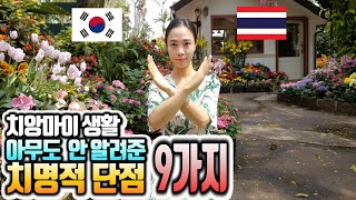 🇹🇭치앙마이 살기의 치명적 단점 9가지  태국 치앙마이 한달살기 주의사항 완벽 가이드 [upl. by Oderfliw]