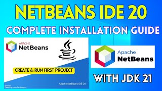 How to Install NetBeans IDE 20 on Windows 10 2024 Create amp Run Java Program Complete Java Guide [upl. by Idas]