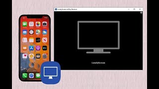 Free iPhone airplay to PC  Cast iPhone screen to Desktop using LonelyScreen [upl. by Nigem]