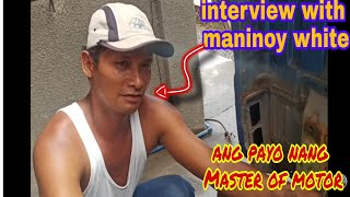 Interview to maninoy white [upl. by Ripp608]